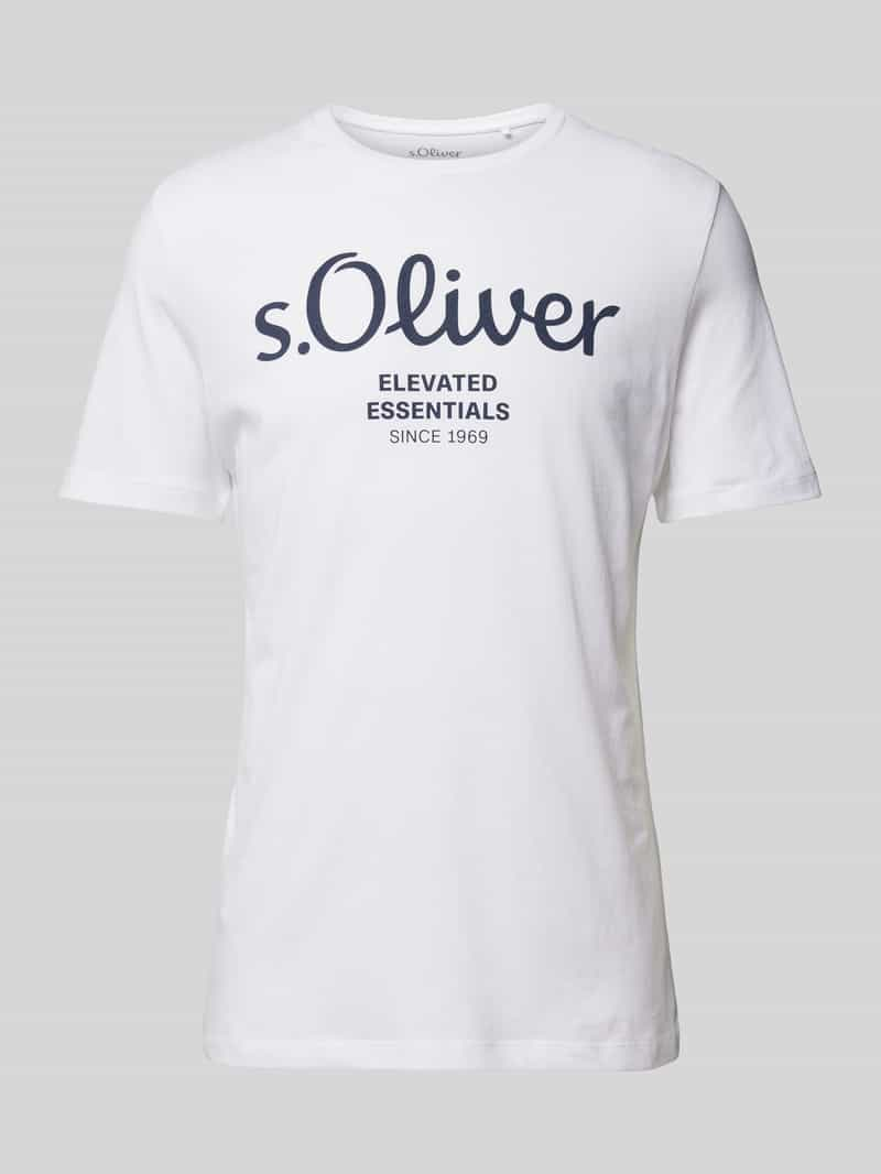 s.Oliver RED LABEL T-shirt met labelprint