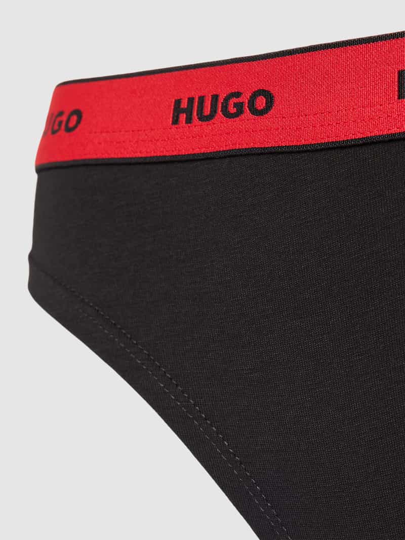 HUGO String met elastische band met label model 'Carousel'