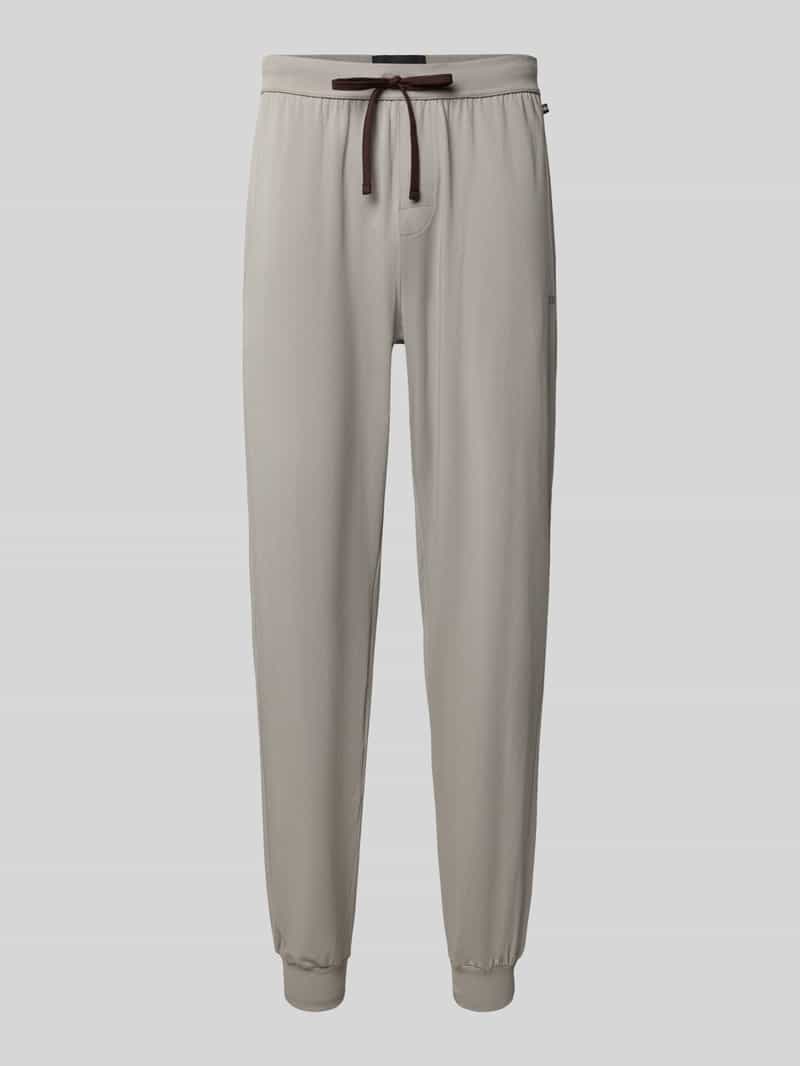 Boss Regular fit sweatbroek van katoenmix model 'Mix&Match Pants'