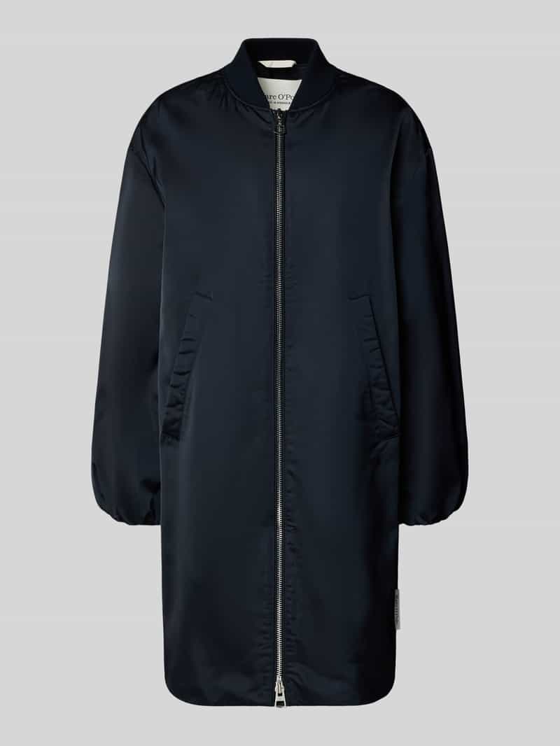 regular fit blouson-lange jas met college-kraag