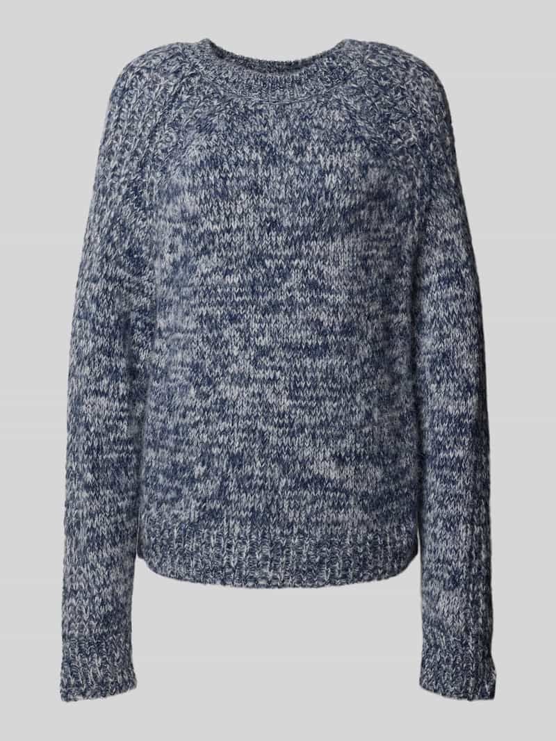 LANIUS Grof gebreide pullover van alpacamix met ronde hals