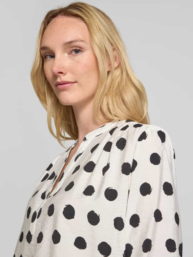 s.Oliver RED LABEL Regular fit blousetop van viscosemix
