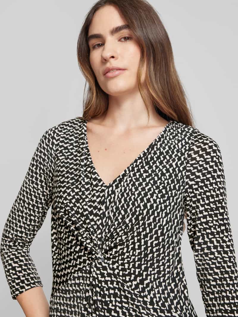 Vera Mont Knielange cocktailjurk met V-hals