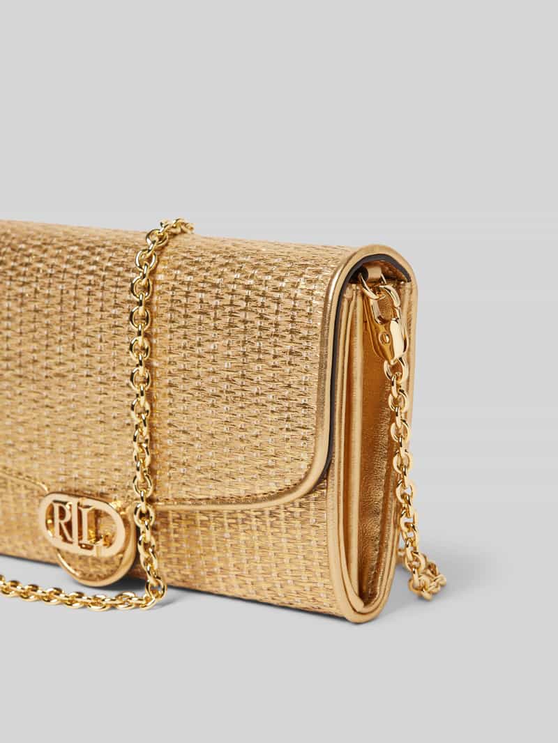 Lauren Ralph Lauren Schoudertas van leer met labelapplicatie model 'ADAIR'