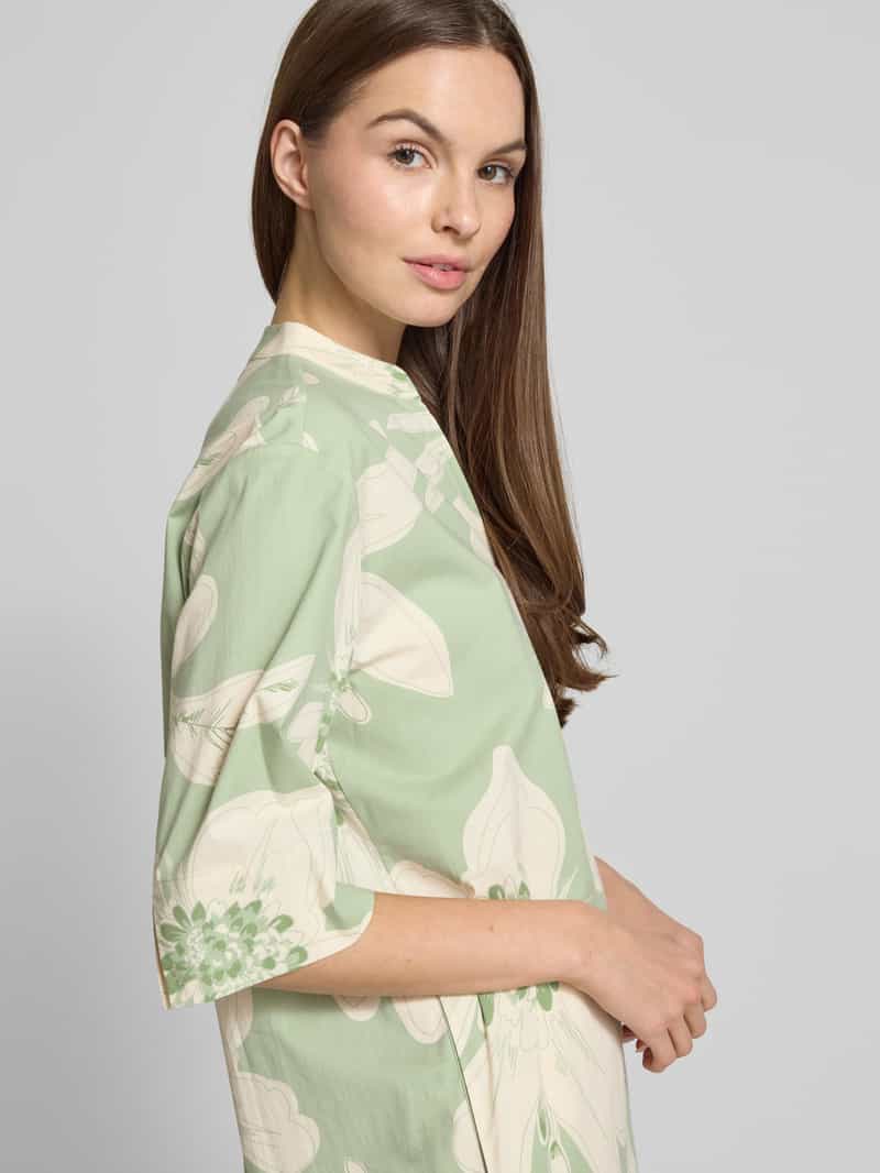 Opus Knielange tuniekjurk met 1 2-mouwen model 'Wiara'