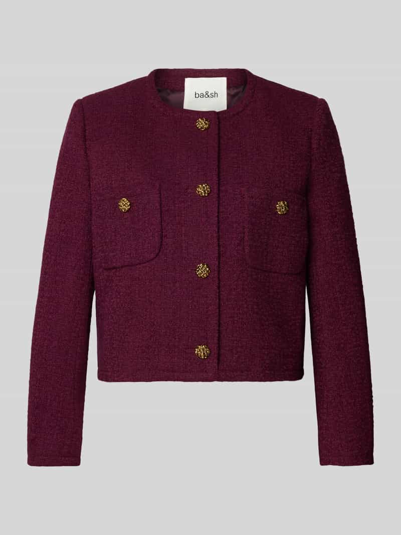 Bash Regular fit blazer met linnen model 'MEREDITH'