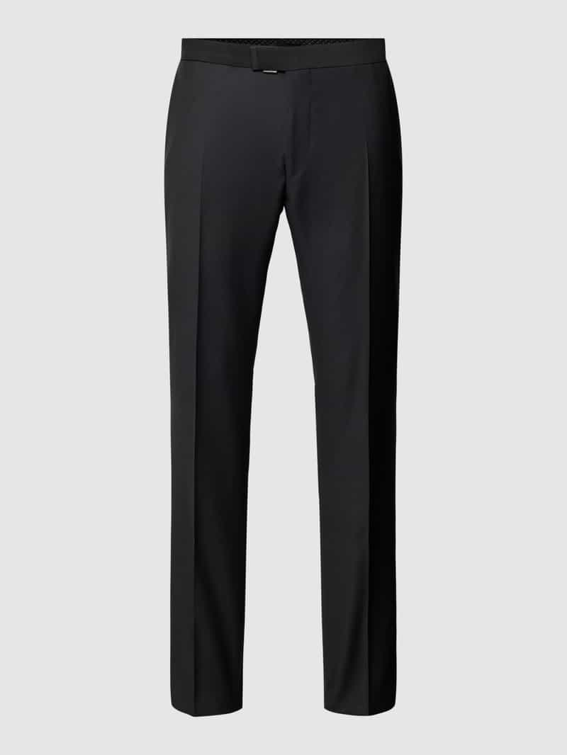 JOOP! Collection Slim fit stoffen broek met persplooien, model 'Bask'