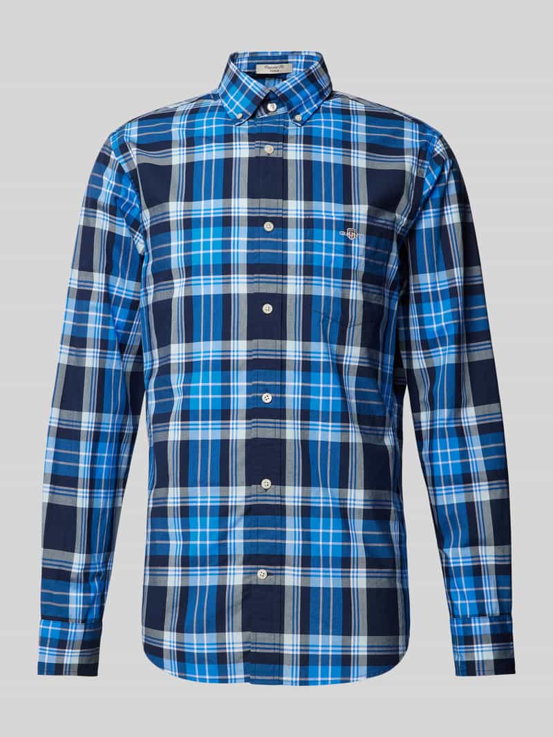 Gant Regular fit vrijetijdsoverhemd met labelstitching