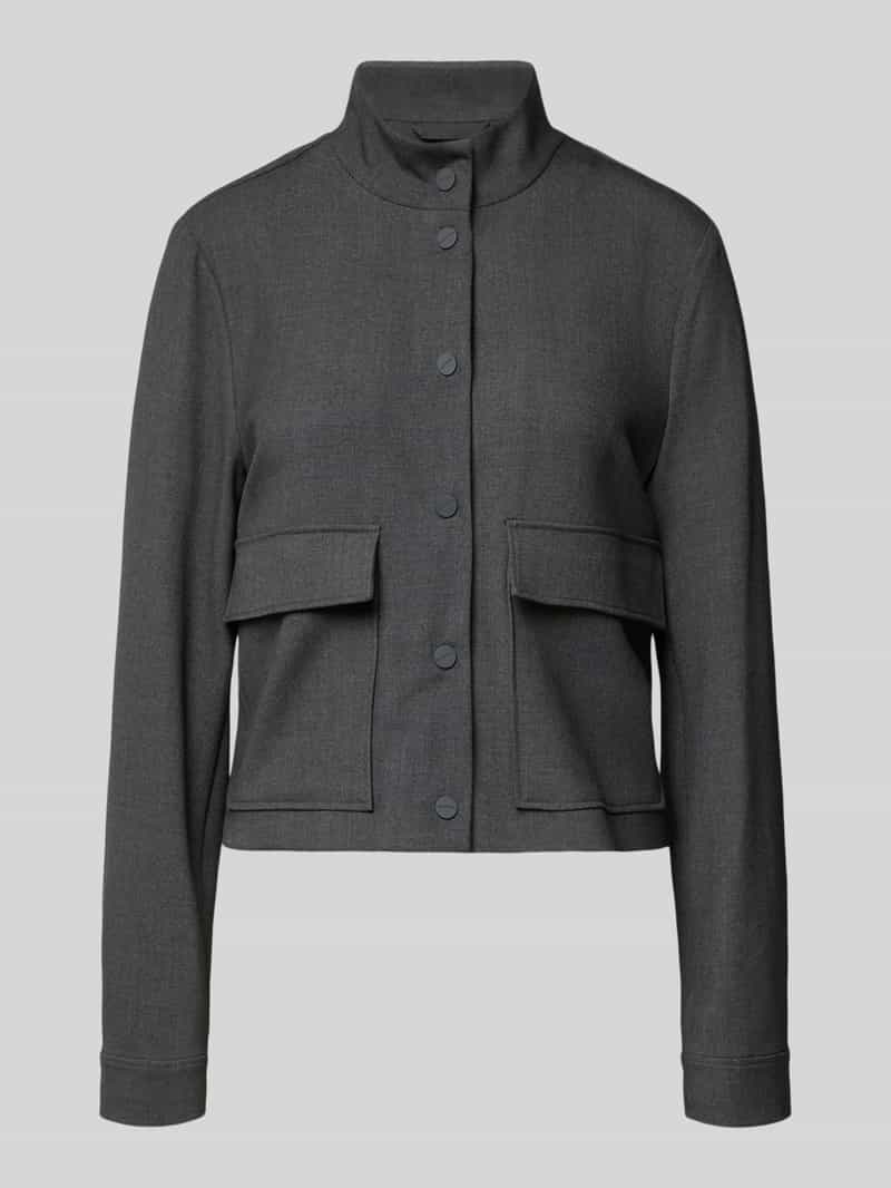 comma Blazer met opstaande kraag
