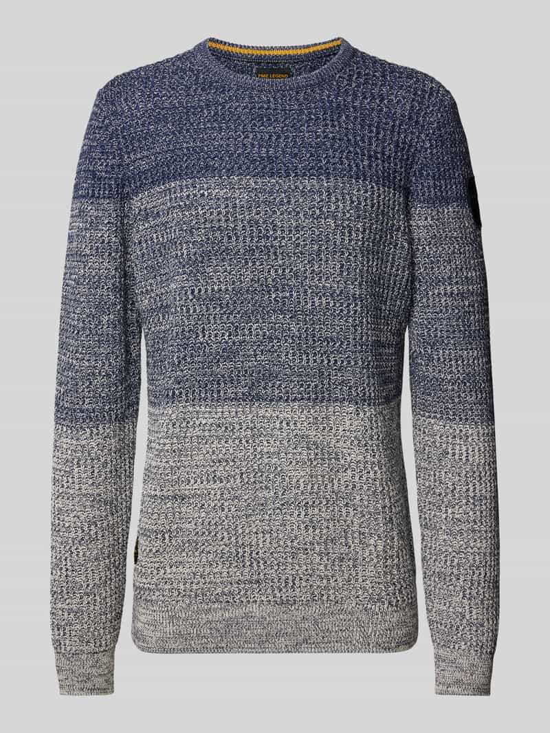 PME Legend Gebreide pullover met ribboorden