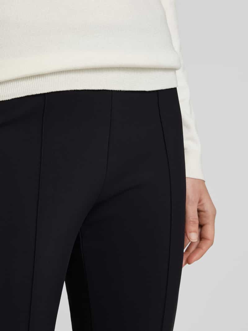 RAFFAELLO ROSSI Flared stoffen broek met verkort model 'MACY'