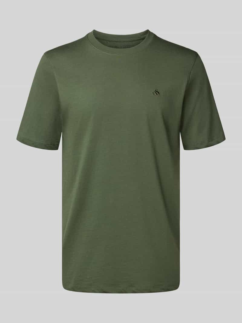 Scotch & Soda T-shirt met logostitching