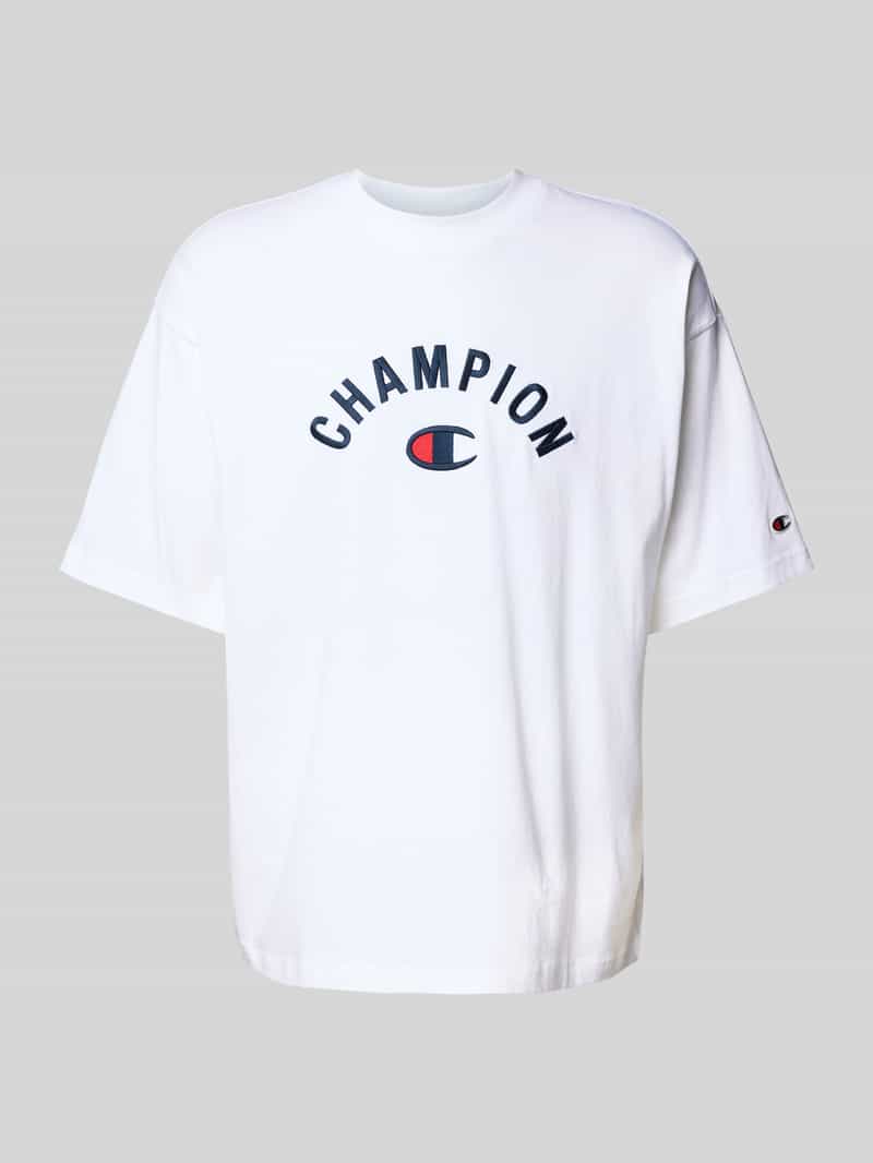 Champion Relaxed fit T-shirt met labelstitching