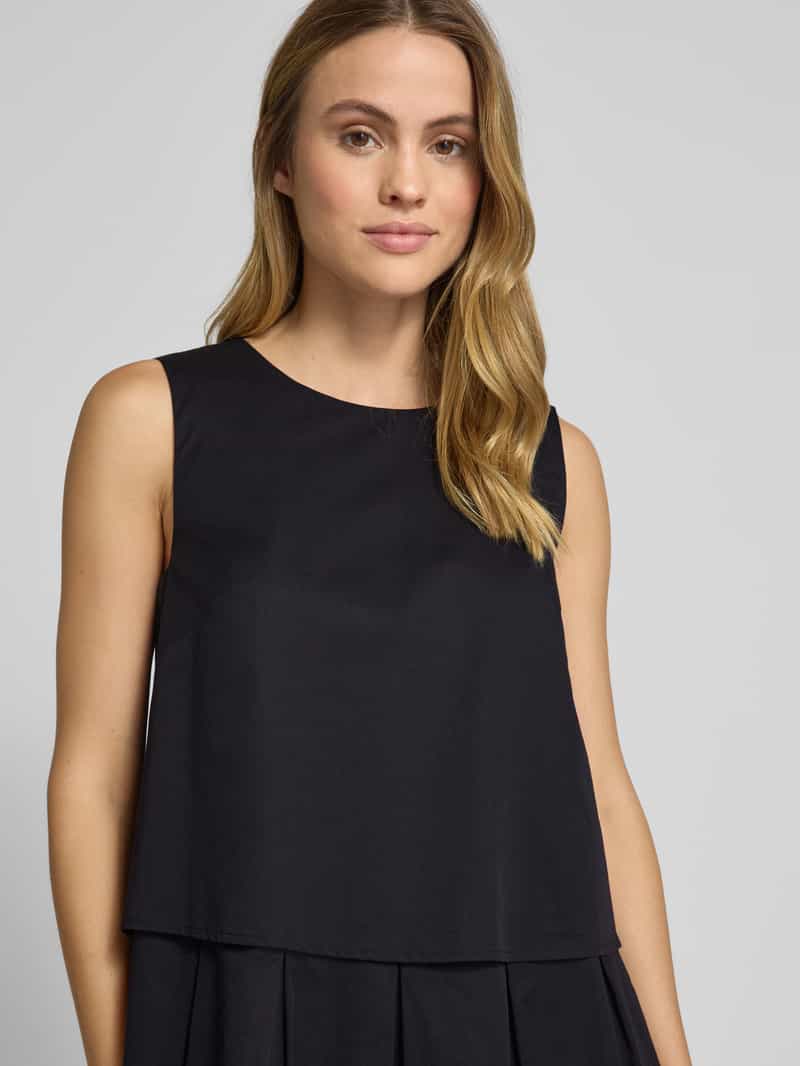 Marc Cain Regular fit blousetop in laagjeslook