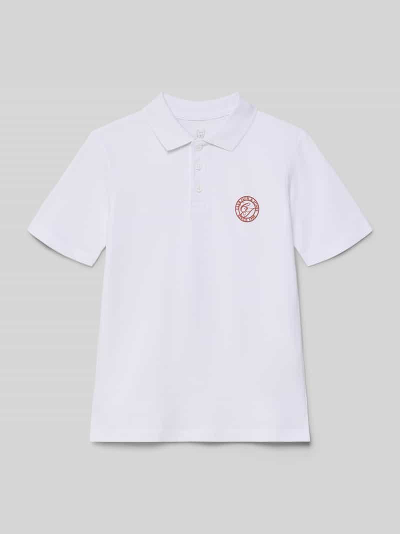 regular fit poloshirt met labelprint model 'ALLIANCE'