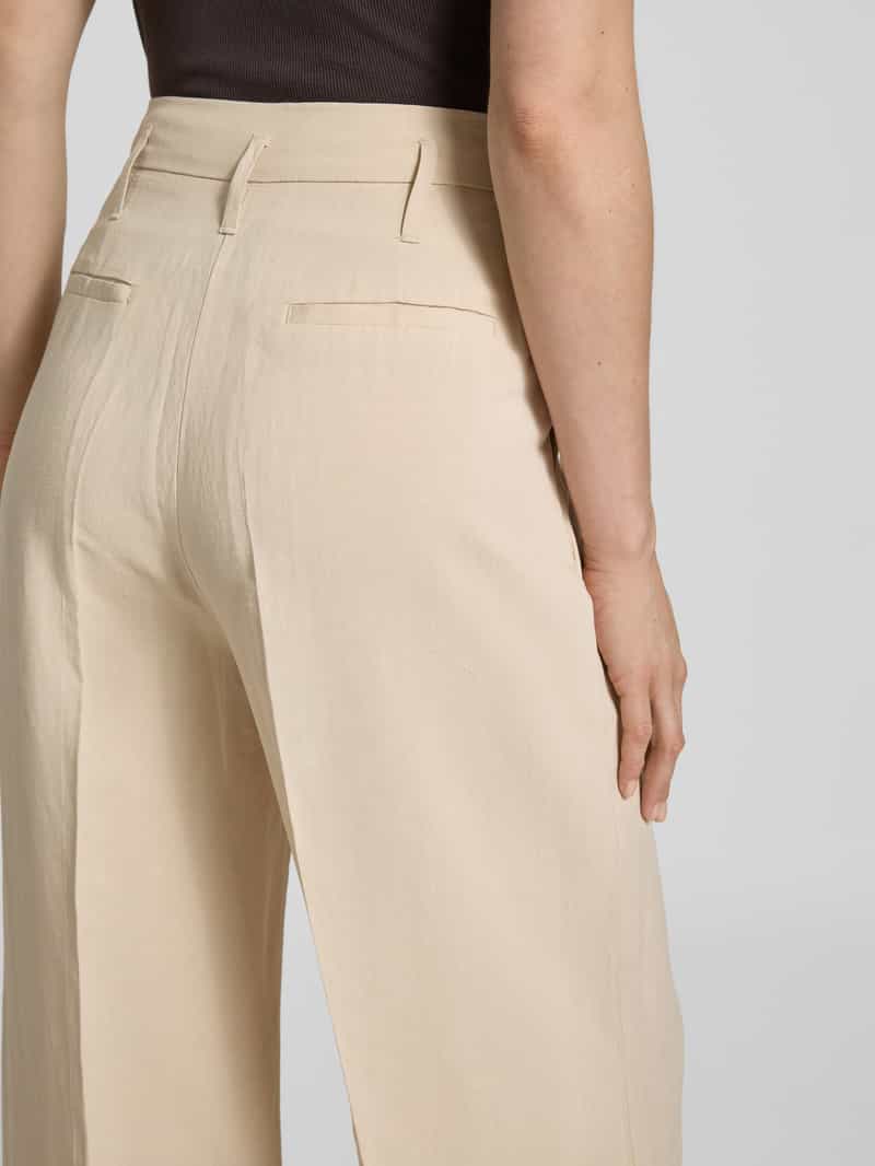 Christian Berg Woman Selection Wide leg bandplooibroek en riemlussen
