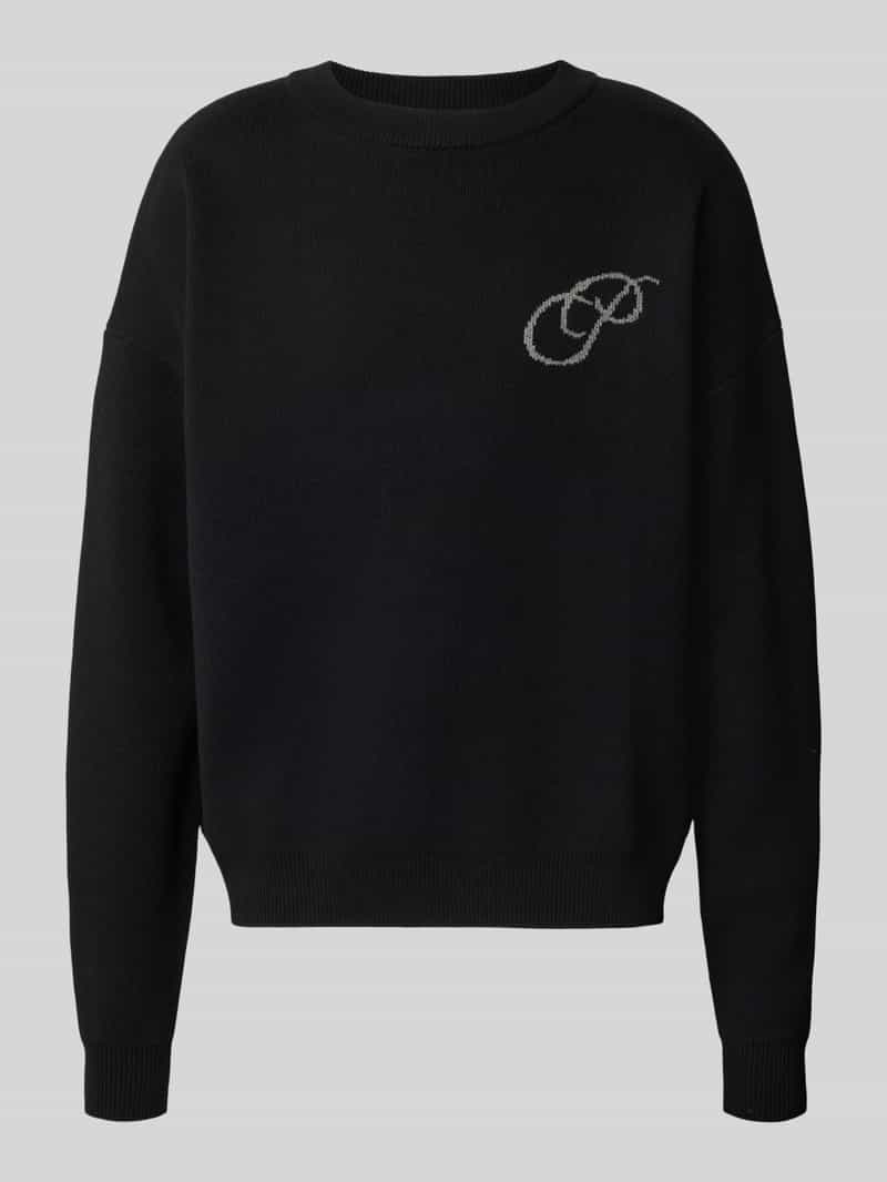 PROHIBITED relaxed fit gebreide pullover van puur katoen