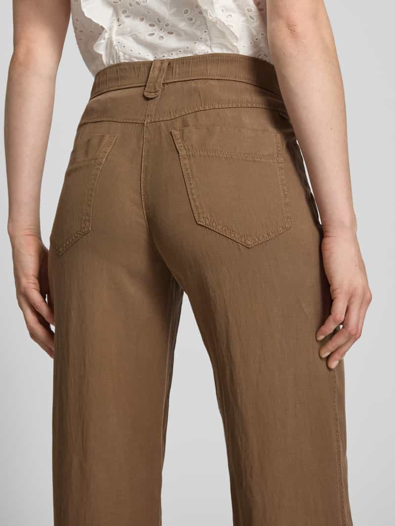 Gardeur Broek van lyocellmix met steekzakken