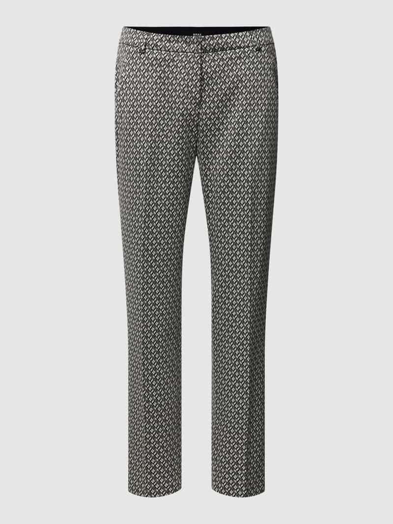 BRAX Stoffen broek met all-over motief, model 'MARON'