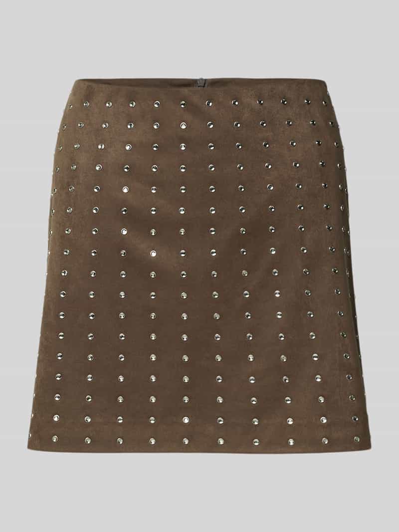 Jake*s Casual Minirok met siersteentjes