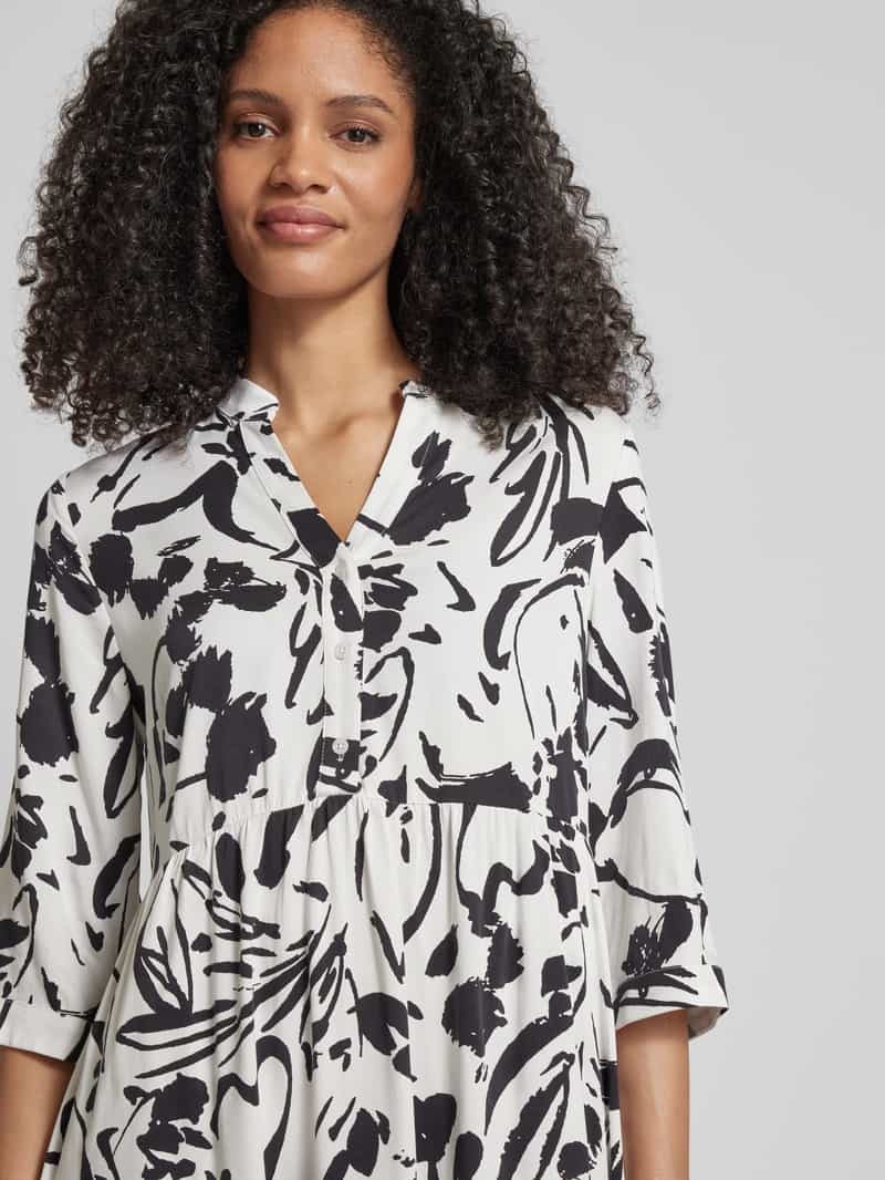 MORE & MORE Knielange jurk met all-over print