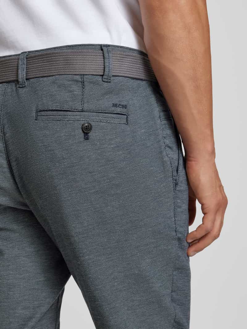 MCNEAL Slim fit broek met riem