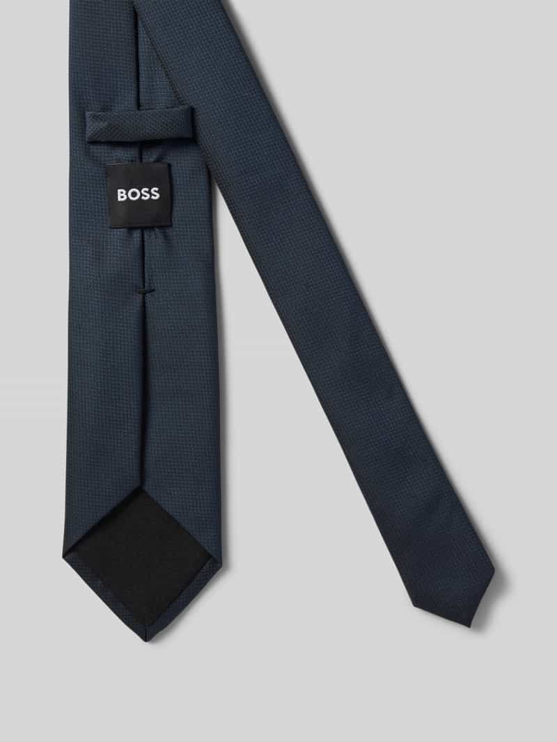 Boss Stropdas met labeldetail