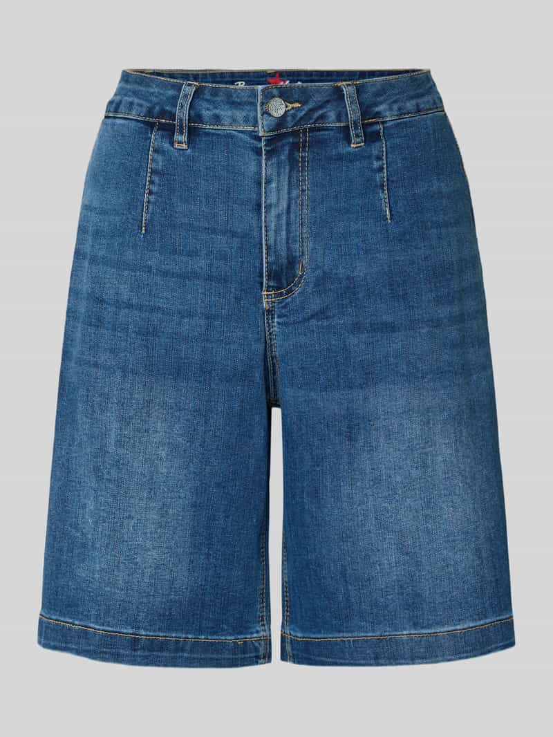 Buena Vista Straight leg korte jeans met siernaden