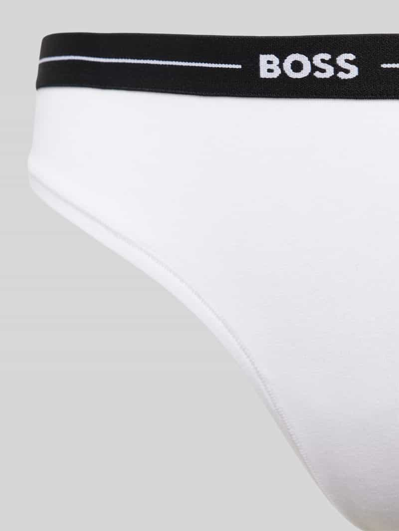 Boss Slip met elastische band met logo in een set van 3 stuks