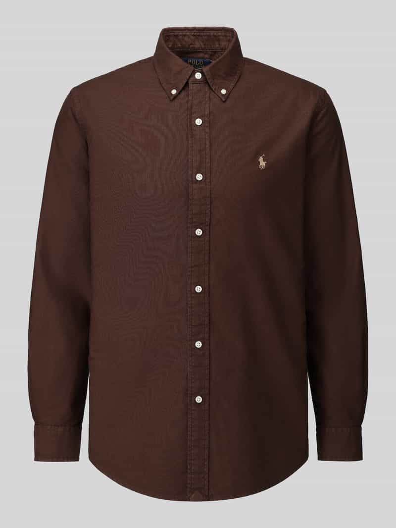 Polo Ralph Lauren Regular fit klassiek vrijetijdsoverhemd met geborduurd logo