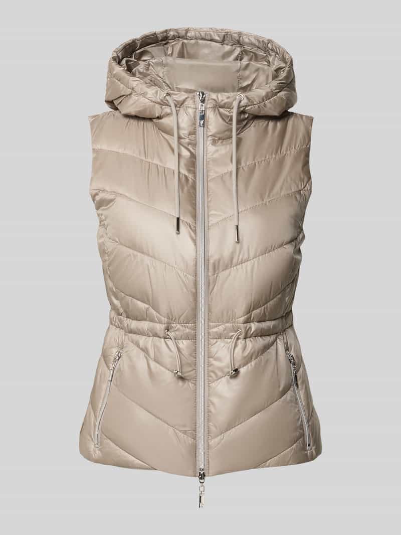 monari Bodywarmer met capuchon en ritszakken
