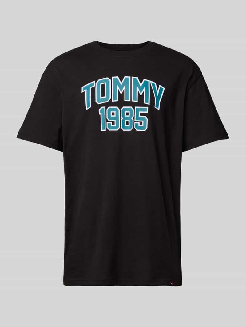 Tommy Jeans T-shirt met labelprint
