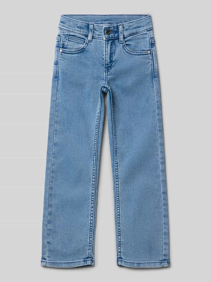 s.Oliver RED LABEL Wijde broek van viscosemix