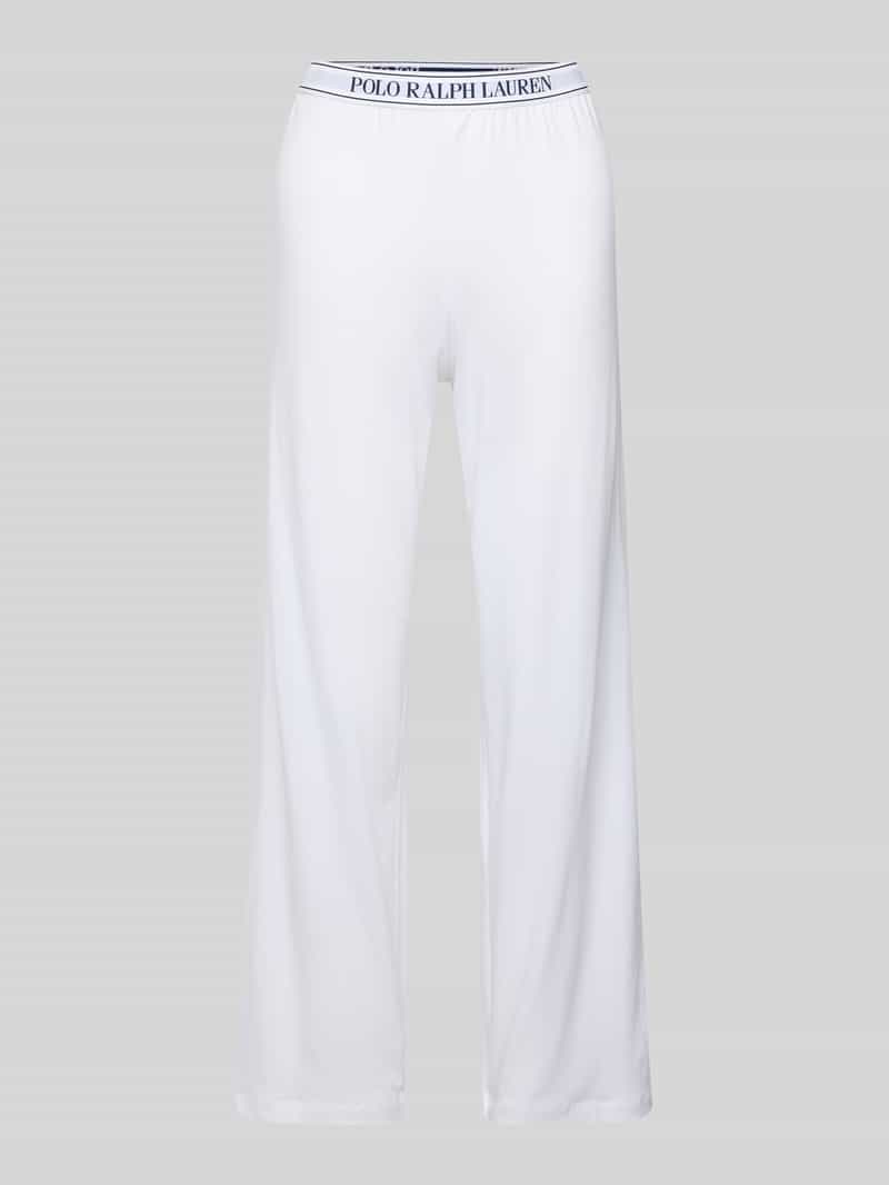 Polo Ralph Lauren Straight leg pyjamabroek met elastische band met label