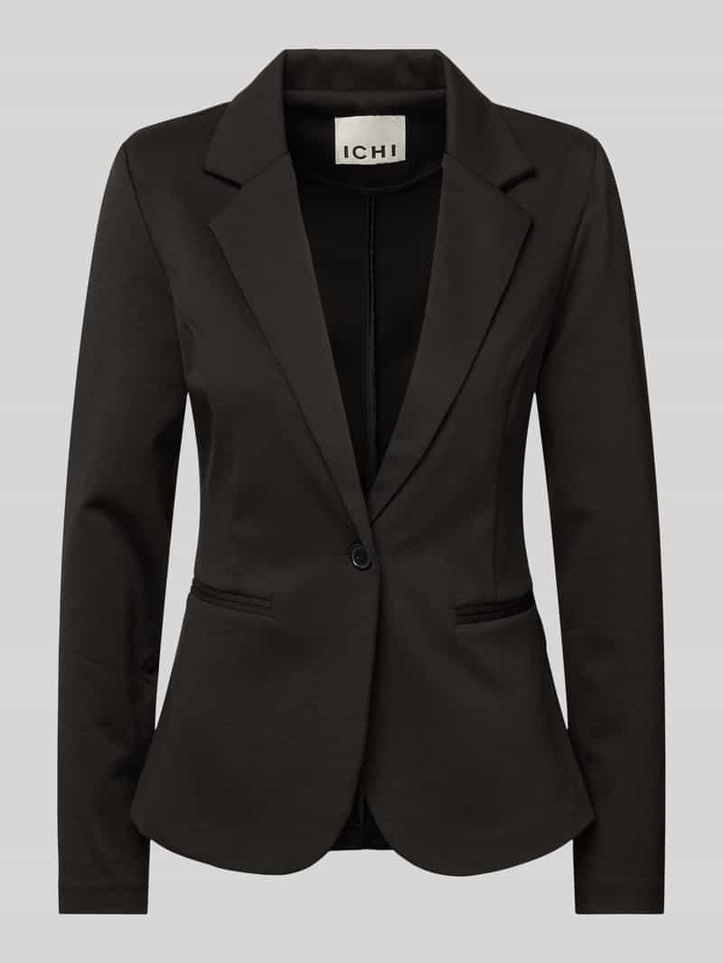 Slim fit blazer met paspelzakken, model 'KATE'