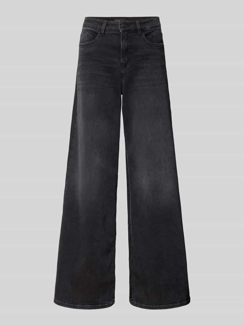 OPUS PANTS Wide leg jeans met steekzakken model 'Melly cool'