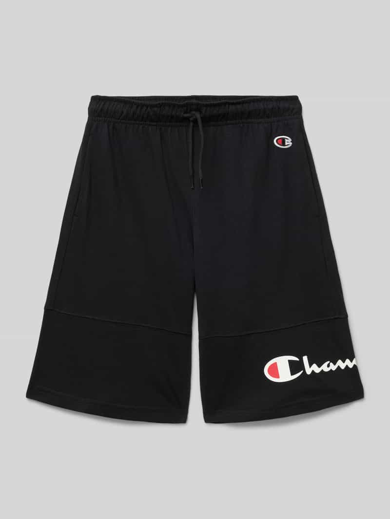 Champion Regular fit sweatshorts met labelprint