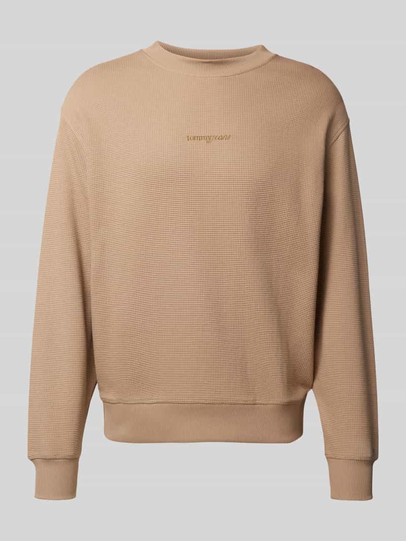 Tommy Jeans Regular fit sweatshirt van puur katoen