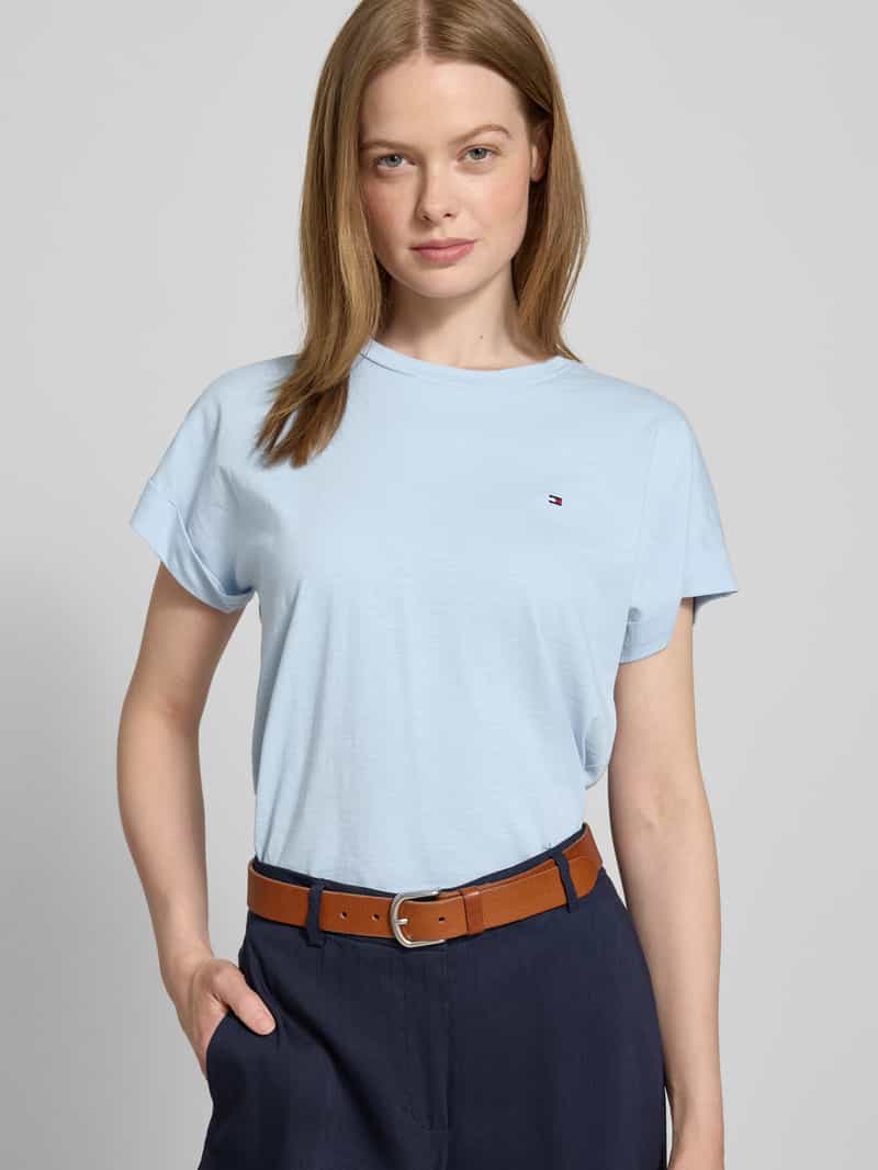 Tommy Hilfiger Regular fit T-shirt van puur katoen
