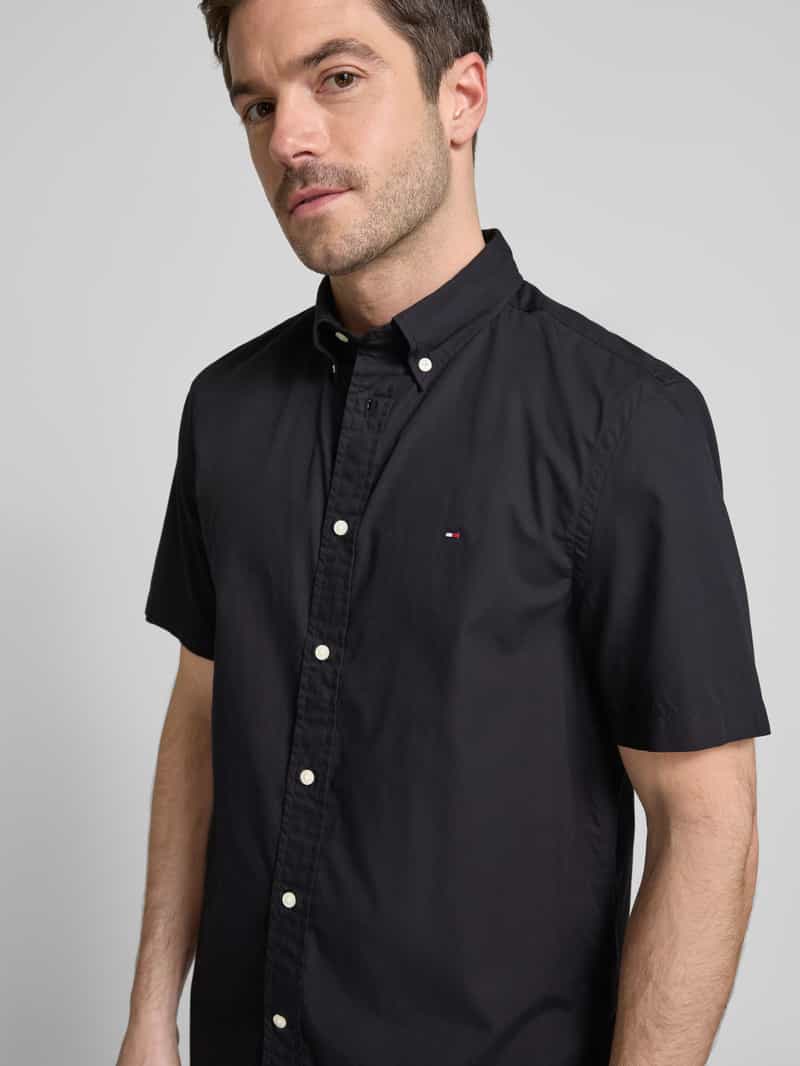 Tommy Hilfiger Regular fit vrijetijdsoverhemd met korte mouwen model 'FLEX'