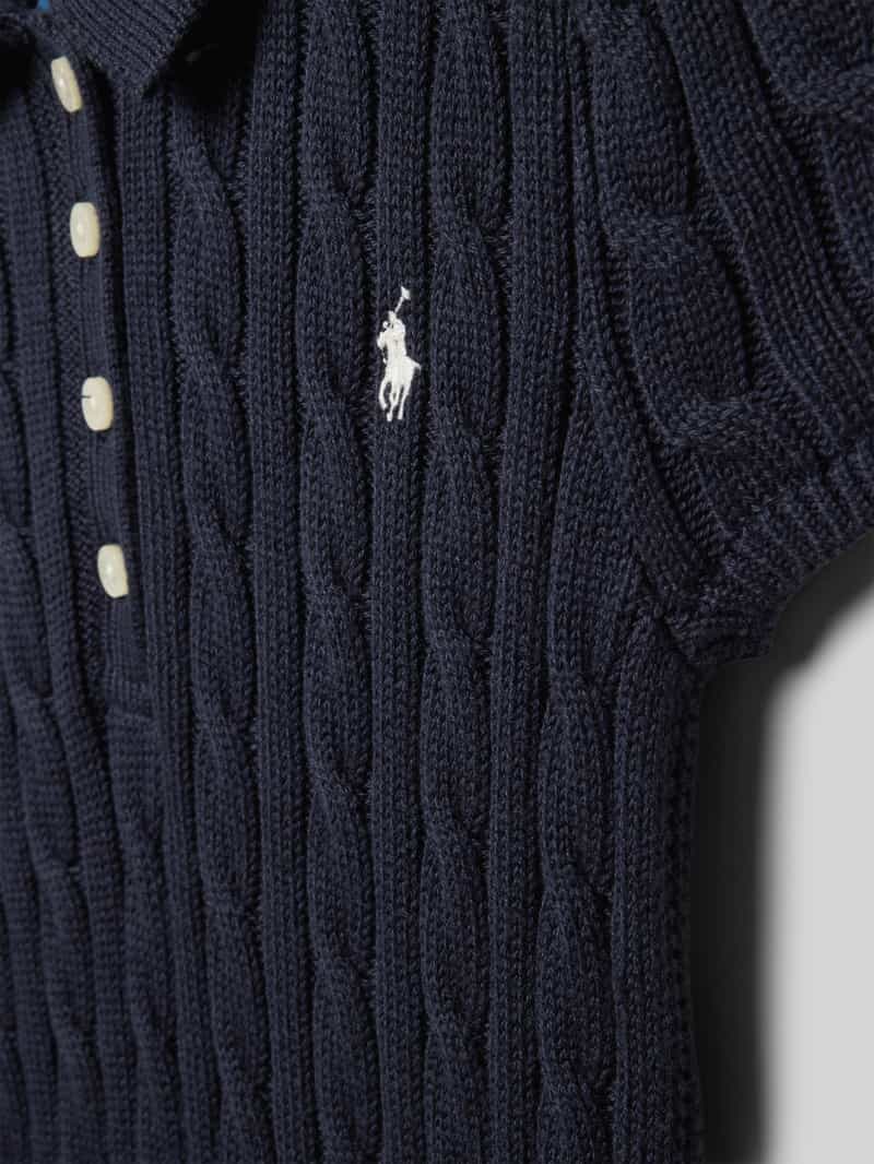 Polo Ralph Lauren Kids Slim fit jurk in gebreide look