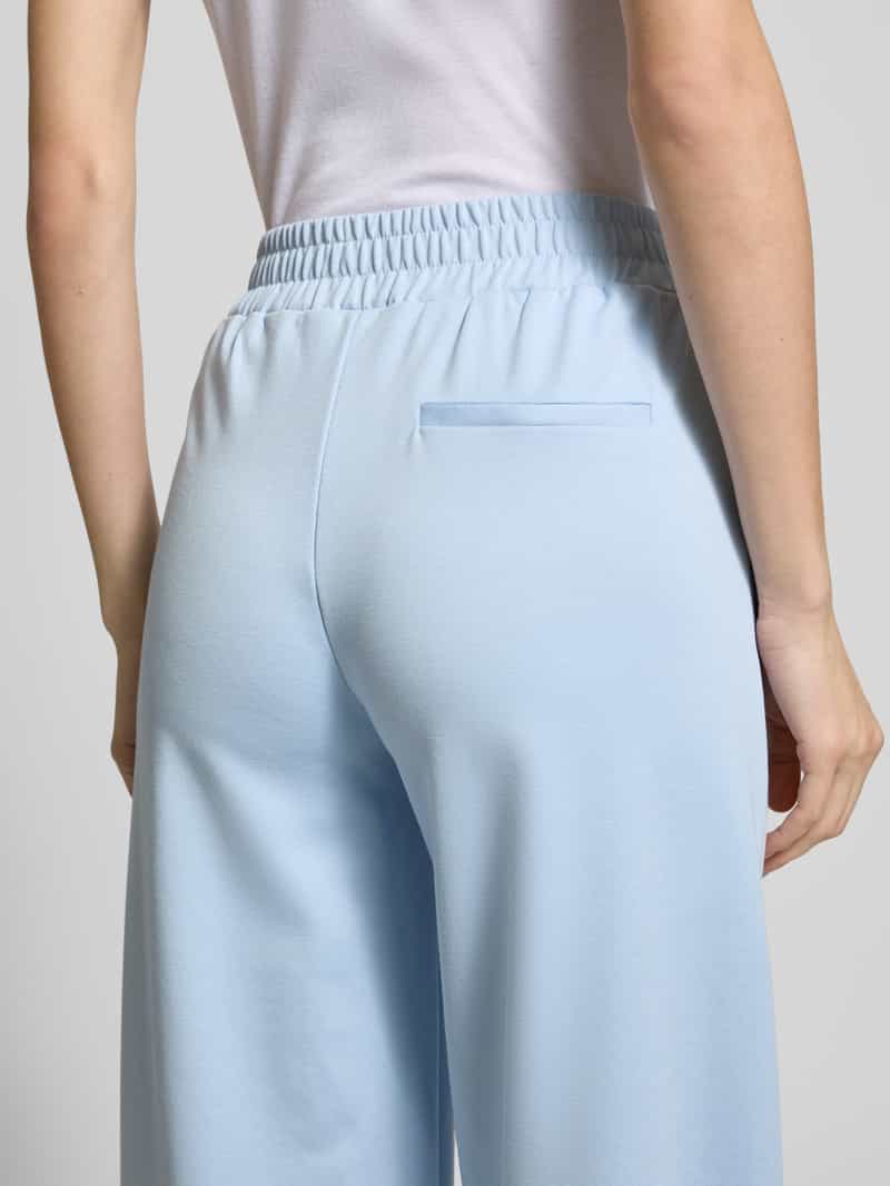 Ichi Stoffen broek met steekzakken