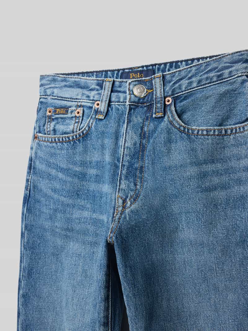 Polo Ralph Lauren Teens Relaxed fit jeans met labeldetail model 'LYNWOOD'