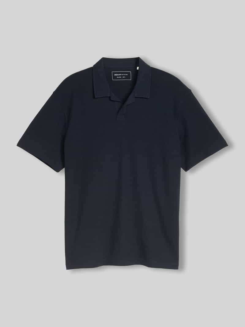 Relaxed fit Poloshirt van Katoenmix