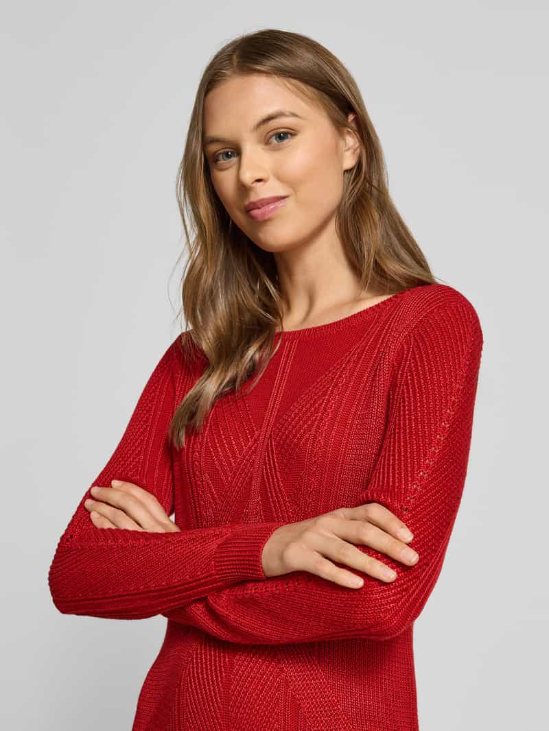 Lauren Ralph Lauren Gebreide jurk met ronde hals model 'NISHAN'