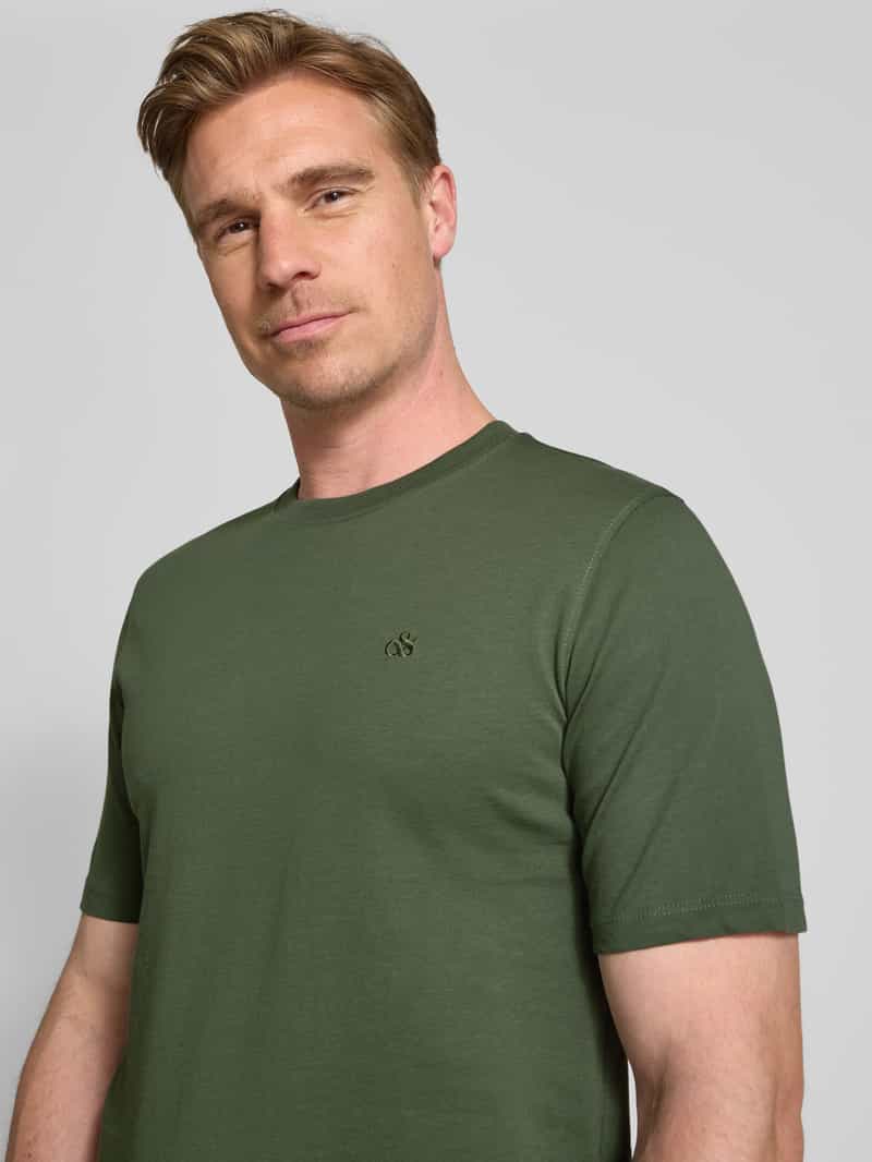 Scotch & Soda T-shirt met logostitching