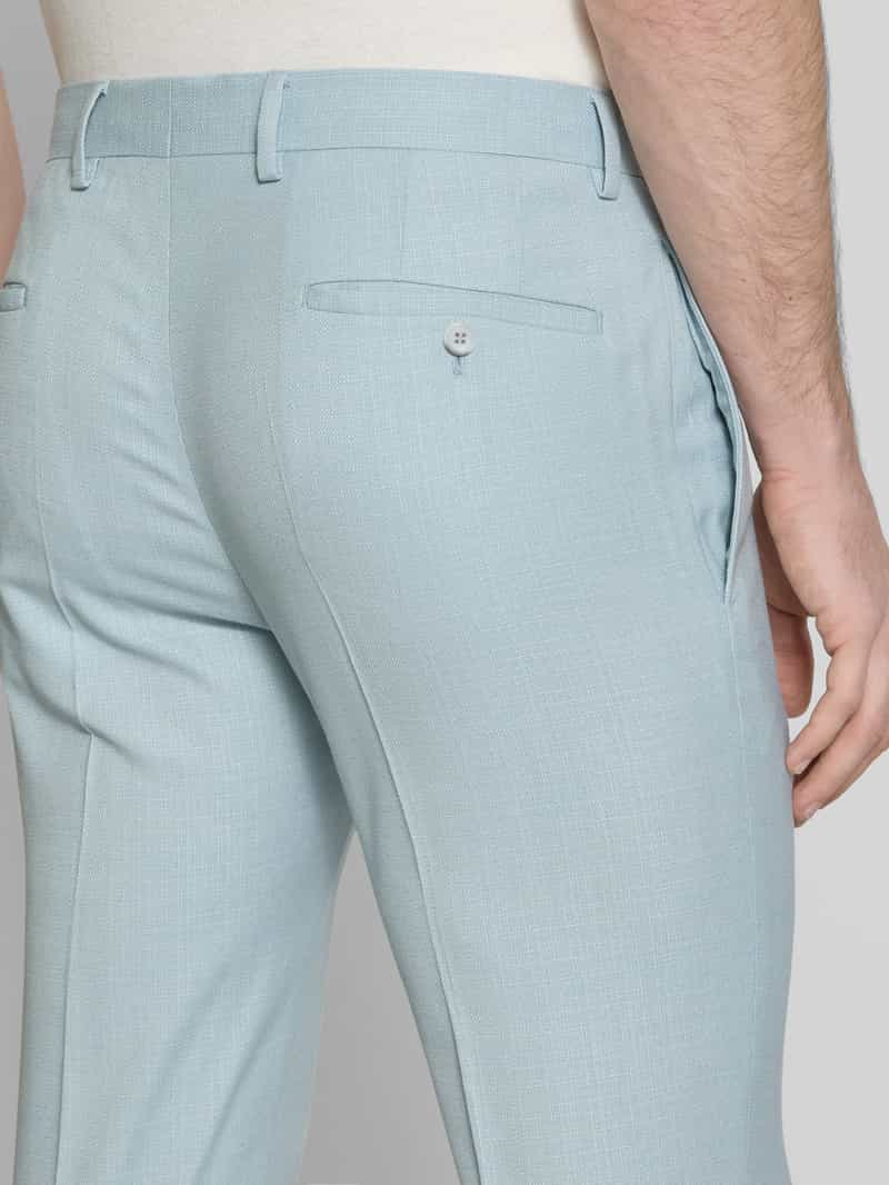 Strellson Slim fit pantalon met persplooien model 'Kynd'