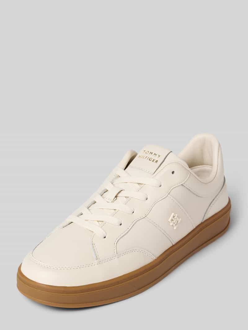 Low-top-sneakers van echt rundleer