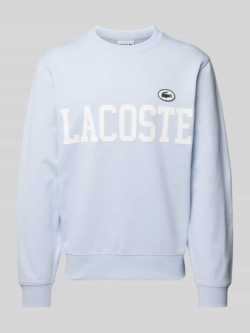 Lacoste Classic fit sweatshirt met labelprint