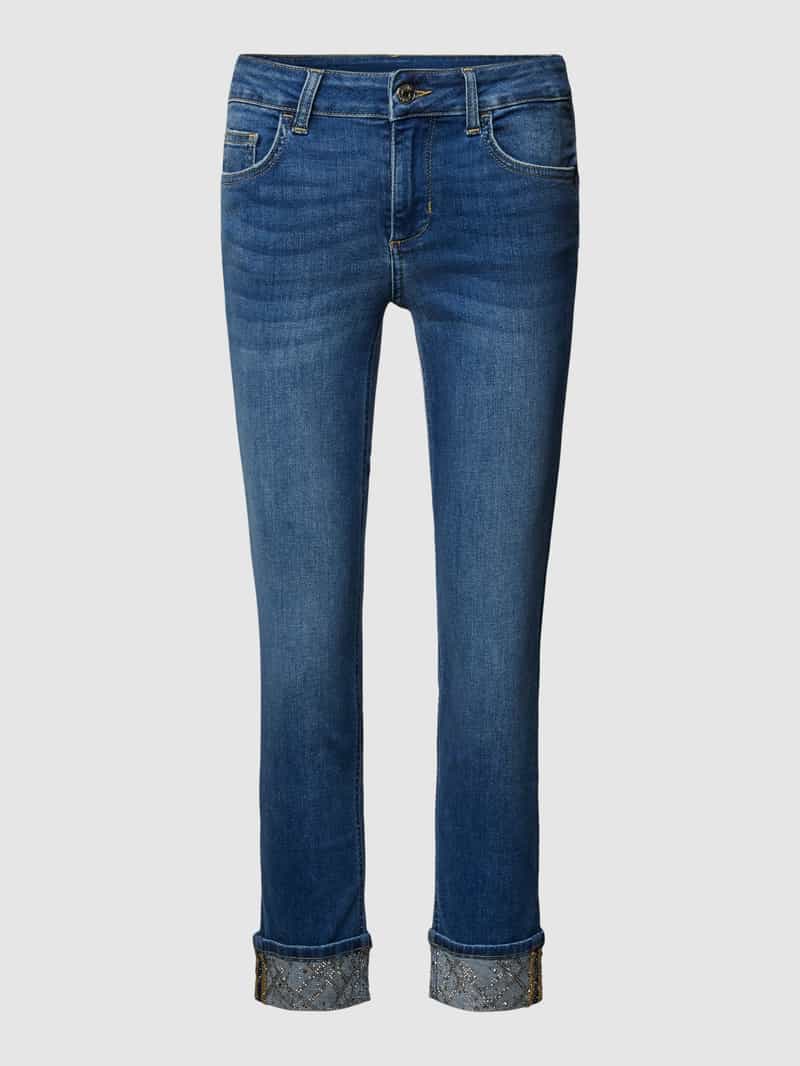 Liu Jo White Skinny fit jeans in 5-pocketmodel, model 'MONROE'